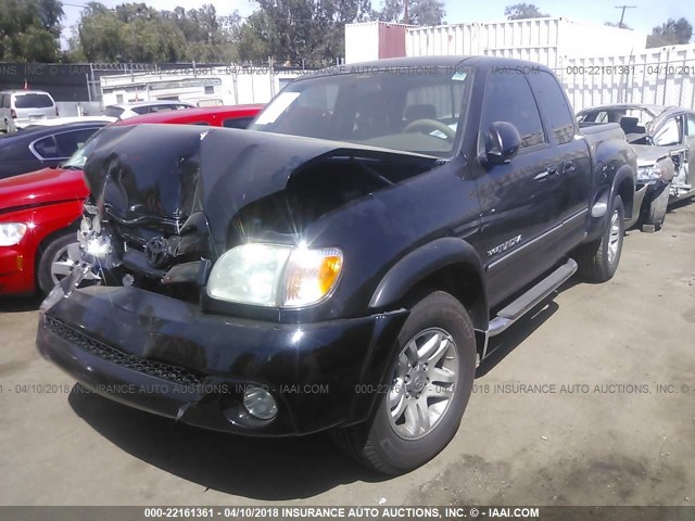 5TBRT38193S435915 - 2003 TOYOTA TUNDRA ACCESS CAB LIMITED BLACK photo 2