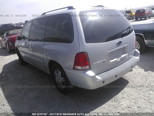 2FMZA52237BA07268 - 2007 FORD FREESTAR SEL SILVER photo 3