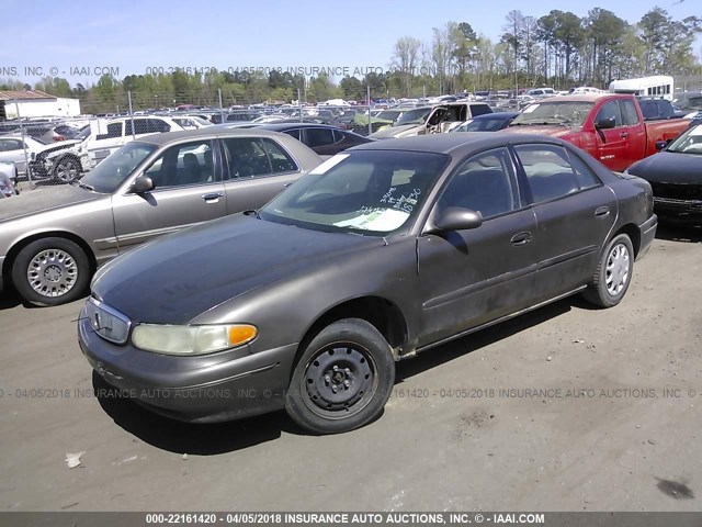 2G4WS52J631148830 - 2003 BUICK CENTURY CUSTOM BEIGE photo 2