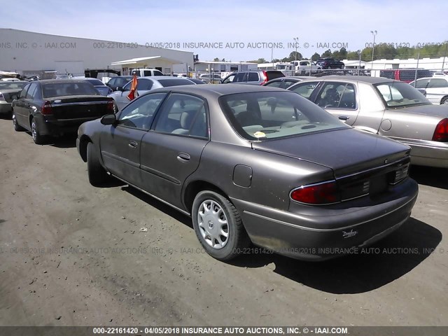 2G4WS52J631148830 - 2003 BUICK CENTURY CUSTOM BEIGE photo 3