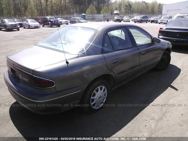 2G4WS52J631148830 - 2003 BUICK CENTURY CUSTOM BEIGE photo 4