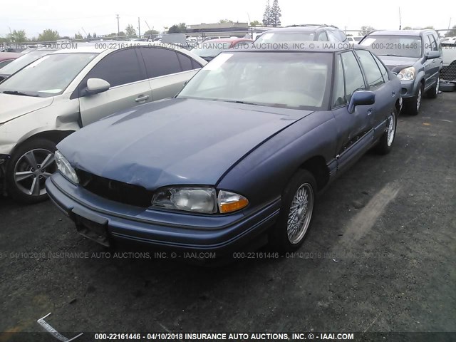 1G2HX52L3R4234145 - 1994 PONTIAC BONNEVILLE SE BLUE photo 2