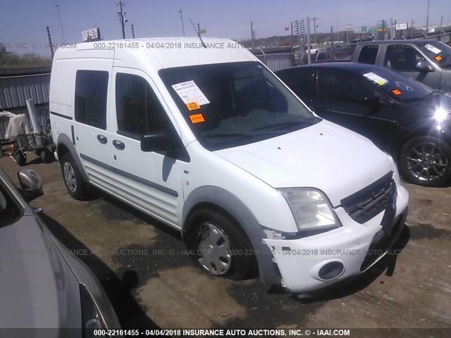 NM0LS6BN9CT110113 - 2012 FORD TRANSIT CONNECT XLT WHITE photo 1