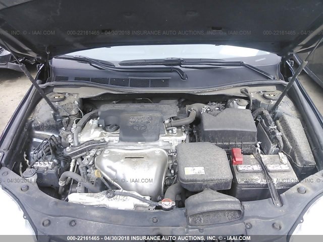 4T4BF1FK8GR533272 - 2016 TOYOTA CAMRY LE/XLE/SE/XSE BLACK photo 10
