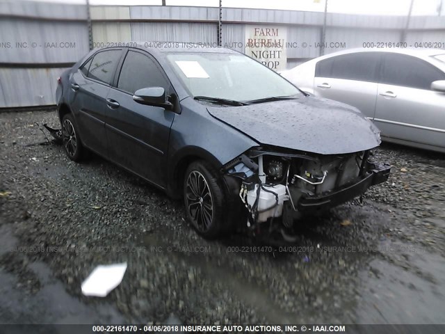 5YFBURHE1GP488120 - 2016 TOYOTA COROLLA L/LE/LE PLS/PRM/S/S PLS BLUE photo 1