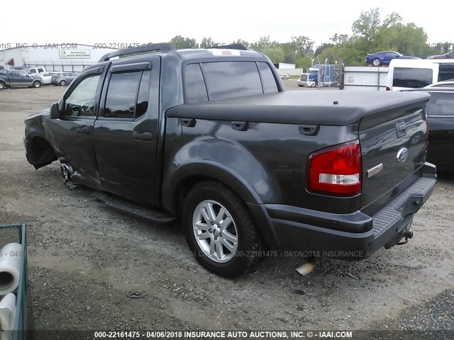 1FMEU31E29UA35212 - 2009 FORD EXPLORER SPORT TR XLT GRAY photo 3