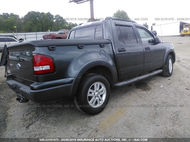 1FMEU31E29UA35212 - 2009 FORD EXPLORER SPORT TR XLT GRAY photo 4