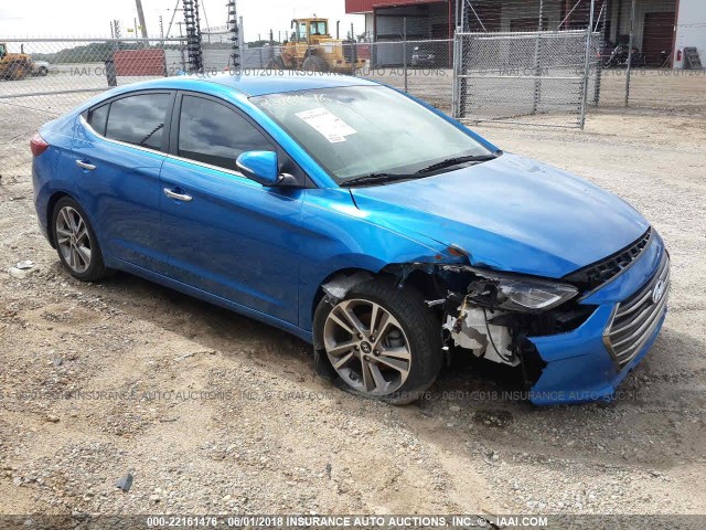 5NPD84LF0HH018322 - 2017 HYUNDAI ELANTRA SE/VALUE/LIMITED BLUE photo 1