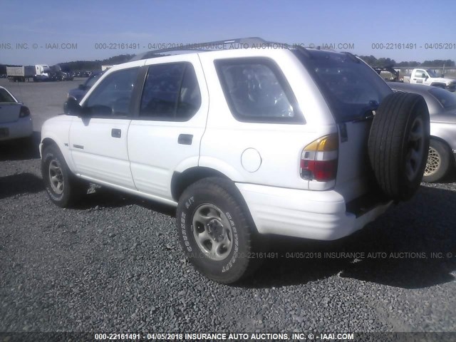 4S6CK58W5Y4418154 - 2000 HONDA PASSPORT EX/LX 白色 照片 3