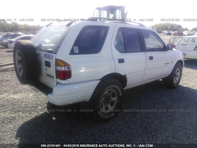 4S6CK58W5Y4418154 - 2000 HONDA PASSPORT EX/LX 白色 照片 4