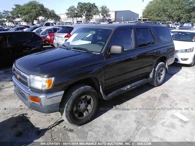 JT3GN86R3T0013323 - 1996 TOYOTA 4RUNNER SR5 Dark Brown photo 2