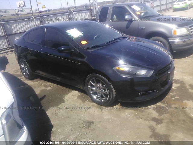 1C3CDFBB4ED716049 - 2014 DODGE DART SXT BLACK photo 1