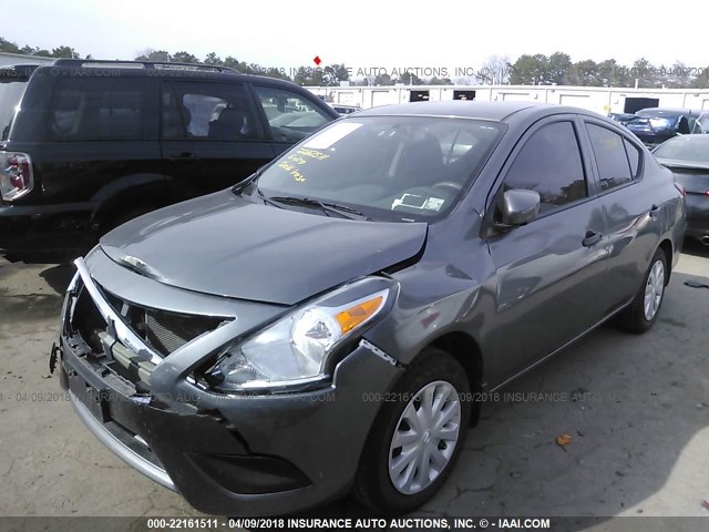 3N1CN7AP5GL831996 - 2016 NISSAN VERSA S/S PLUS/SV/SL GRAY photo 2