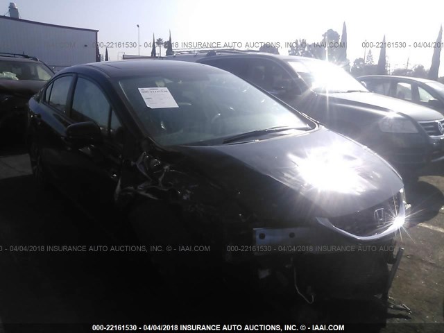 19XFB2F99FE047727 - 2015 HONDA CIVIC EXL BLACK photo 1