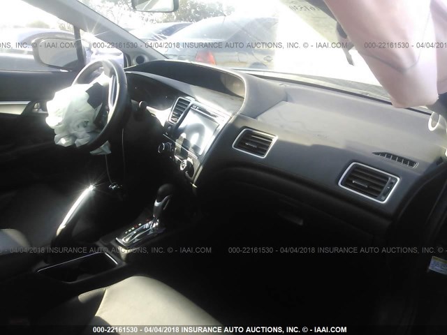 19XFB2F99FE047727 - 2015 HONDA CIVIC EXL BLACK photo 5