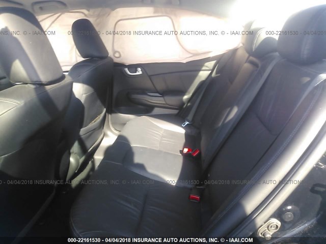 19XFB2F99FE047727 - 2015 HONDA CIVIC EXL BLACK photo 8