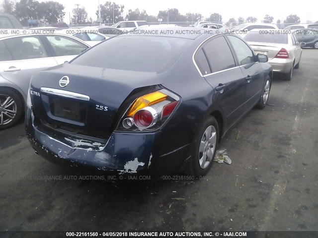 1N4AL21E57N417697 - 2007 NISSAN ALTIMA 2.5/2.5S BLUE photo 4