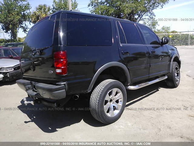 1FMPU16L72LA54306 - 2002 FORD EXPEDITION XLT შავი ფოტო 4