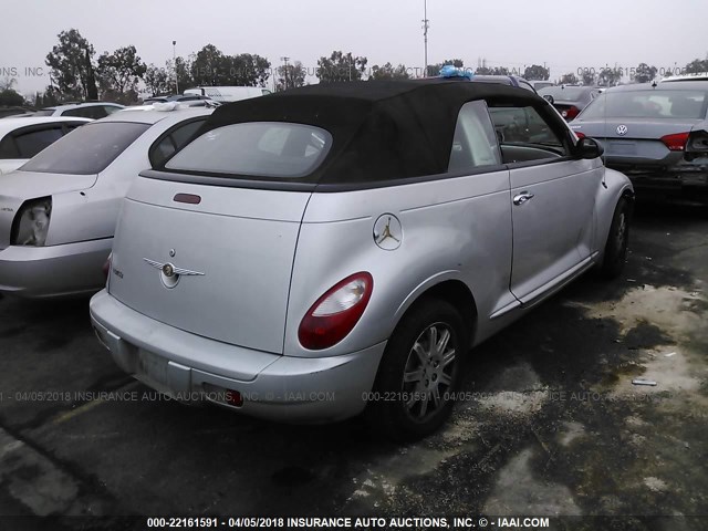 3C3HY55X58T131104 - 2008 CHRYSLER PT CRUISER TOURING SILVER photo 4