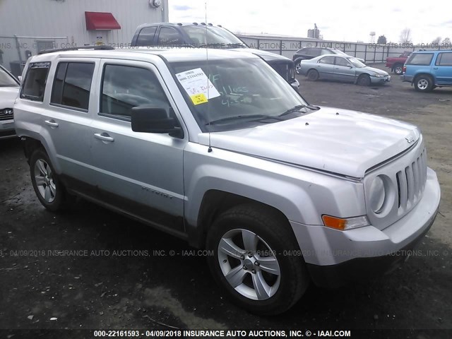 1C4NJRBB4CD505123 - 2012 JEEP PATRIOT SPORT SILVER photo 1