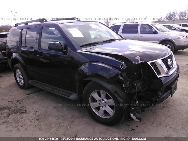 5N1AR18B98C656502 - 2008 NISSAN PATHFINDER S/LE/SE BLACK photo 1