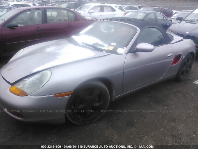 WP0CA29841U624327 - 2001 PORSCHE BOXSTER GRAY photo 2