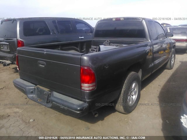 1D7GL32K84S732138 - 2004 DODGE DAKOTA SPORT GRAY photo 4