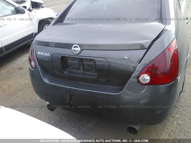 1N4BA41E44C924832 - 2004 NISSAN MAXIMA SE/SL GRAY photo 6