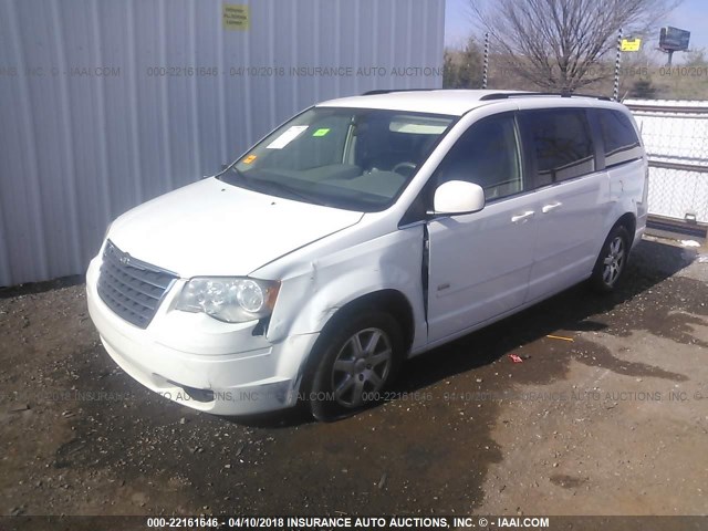 2A8HR54P78R821278 - 2008 CHRYSLER TOWN & COUNTRY TOURING WHITE photo 2