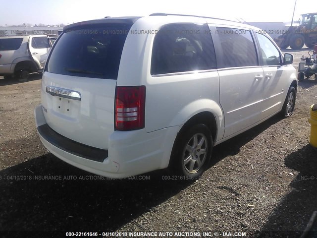 2A8HR54P78R821278 - 2008 CHRYSLER TOWN & COUNTRY TOURING WHITE photo 4