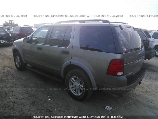 1FMDU62E62ZB49279 - 2002 FORD EXPLORER XLS BROWN photo 3