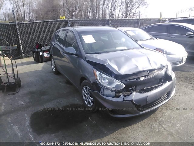 KMHCT5AE7EU189107 - 2014 HYUNDAI ACCENT GLS/GS 灰色 照片 1