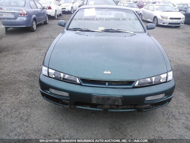 JN1AS44D3WW105191 - 1998 NISSAN 240SX LE/SE GREEN photo 6