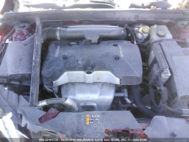 1G11C5SL5EF113908 - 2014 CHEVROLET MALIBU 1LT 红色 照片 10
