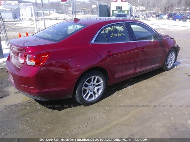 1G11C5SL5EF113908 - 2014 CHEVROLET MALIBU 1LT 红色 照片 4