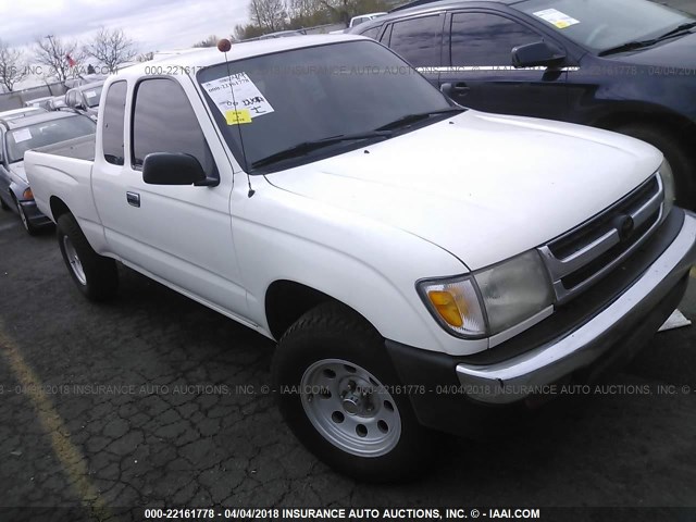 4TAVL52N1XZ472521 - 1999 TOYOTA TACOMA XTRACAB WHITE photo 1