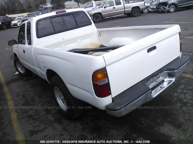 4TAVL52N1XZ472521 - 1999 TOYOTA TACOMA XTRACAB WHITE photo 3