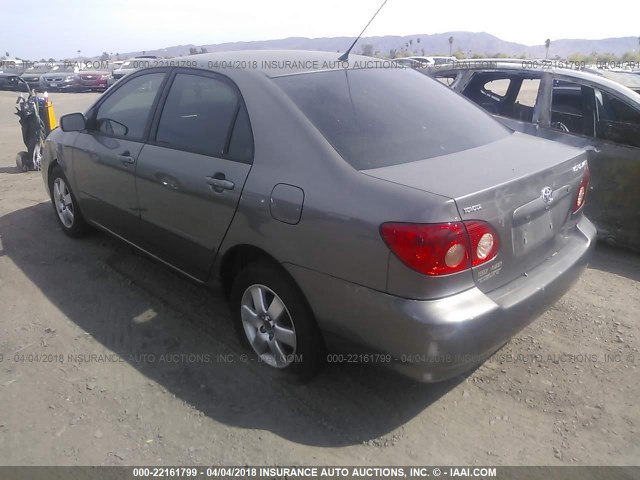 1NXBR30E65Z541061 - 2005 TOYOTA COROLLA CE/LE/S GRAY photo 3