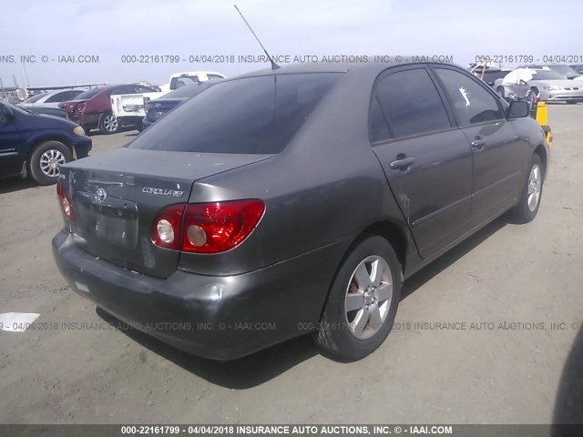 1NXBR30E65Z541061 - 2005 TOYOTA COROLLA CE/LE/S GRAY photo 4