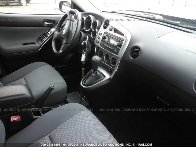 2T1KR32E75C339893 - 2005 TOYOTA COROLLA MATRIX XR BLUE photo 5