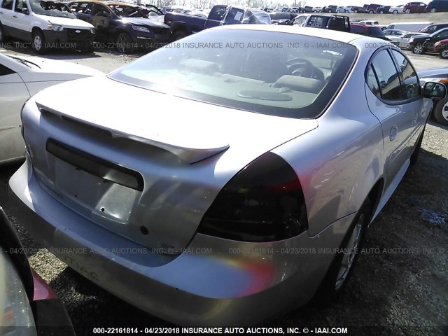 2G2WP522541192886 - 2004 PONTIAC GRAND PRIX GT SILVER photo 4