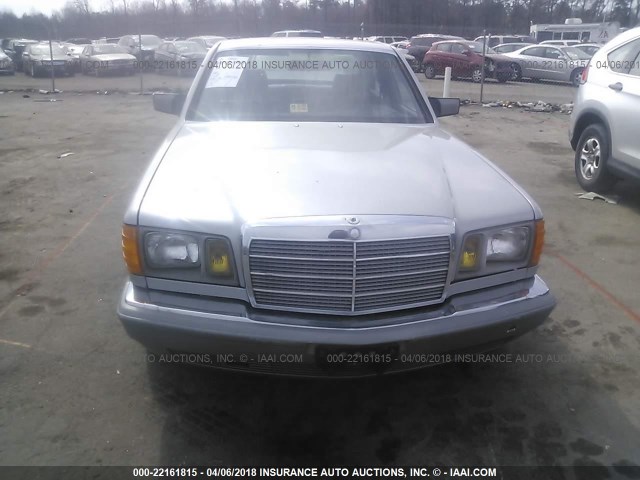 WDBCA32D2FA190445 - 1985 MERCEDES-BENZ 380 SE SILVER photo 6