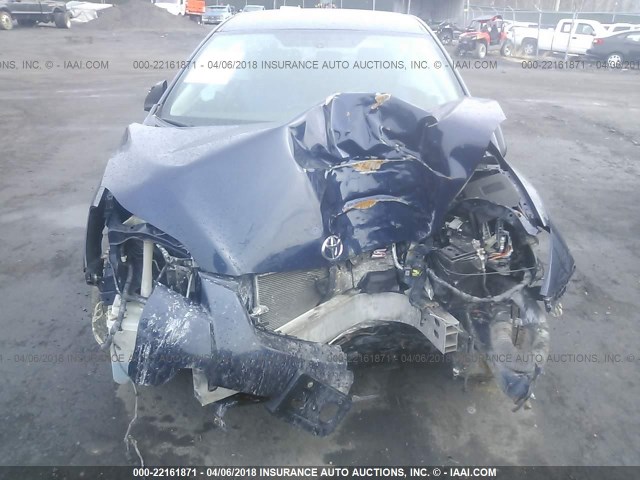 2T1KE40E39C030545 - 2009 TOYOTA COROLLA MATRIX S BLUE photo 6