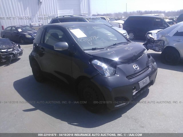 JTNJJXB06CJ021078 - 2012 TOYOTA SCION IQ BLACK photo 1