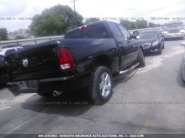 1C6RD6FT0CS249169 - 2012 DODGE RAM 1500 ST BLACK photo 4