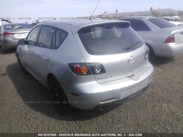 JM1BK343241130404 - 2004 MAZDA 3 HATCHBACK SILVER photo 3