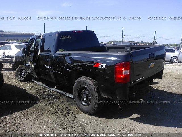 1GCHK63K79F105383 - 2009 CHEVROLET SILVERADO K2500 HEAVY DUTY LTZ BLACK photo 3