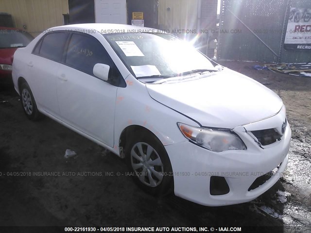 JTDBU4EE4B9140687 - 2011 TOYOTA COROLLA S/LE WHITE photo 1