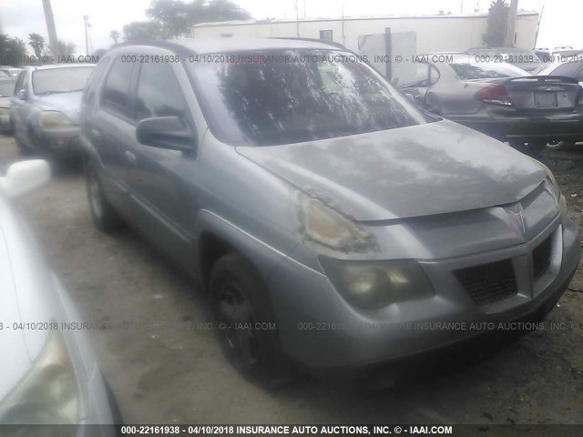 3G7DA03E44S591968 - 2004 PONTIAC AZTEK GRAY photo 1