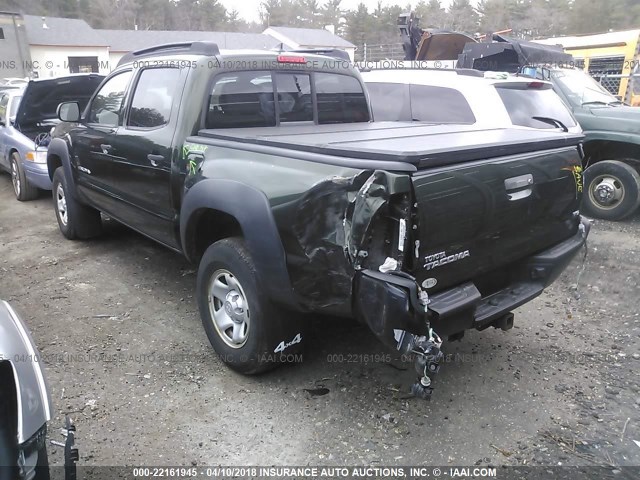3TMLU4EN6CM082699 - 2012 TOYOTA TACOMA DOUBLE CAB მწვანე ფოტო 3